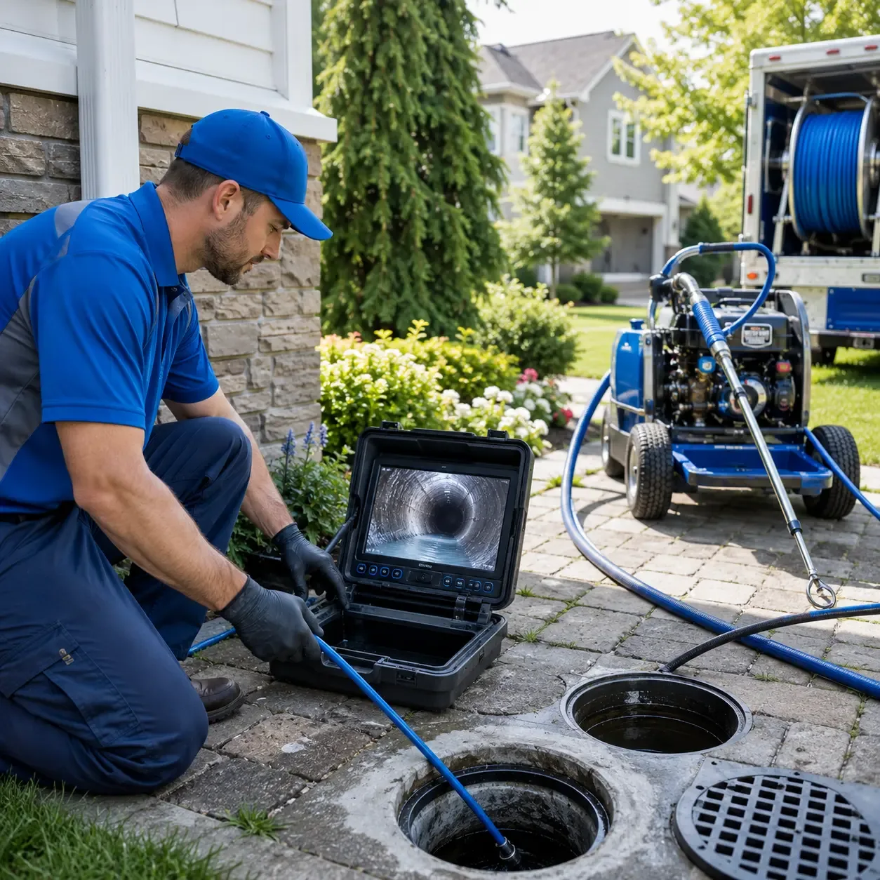 Outdoor drain cleaning professionals serving Shiloh, NC
